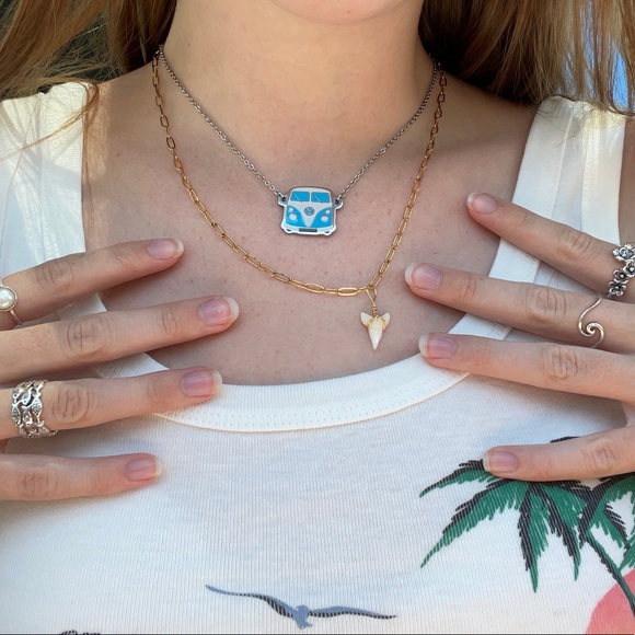 Blue VW Bus Necklace - Picture 5 of 5